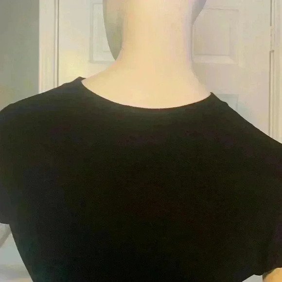 Marc Jacobs Black Pleated Shift Dress Womens Size Medium.     #300 - Picture 11 of 12